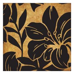 Black and Gold Flora 2 | Obraz na stenu