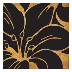 Black and Gold Flora 3 | Obraz na stenu
