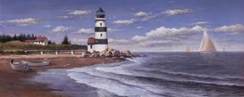 T.c. Chiu - Lighthouse by Daylight Size 8x20 | Obraz na stenu