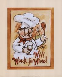 Will Work for Wine | Obraz na stenu