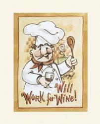 Will Work for Wine | Obraz na stenu