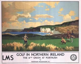 Vintage Golf - Golf In Northern Ireland | Obraz na stenu