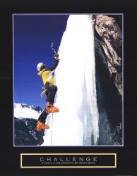 Challenge - Ice Climber | Obraz na stenu