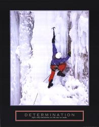 Determination - Ice Climber | Obraz na stenu