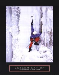 Determination - Ice Climber | Obraz na stenu