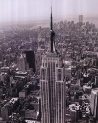 Empire State Building / World Trade Center | Obraz na stenu