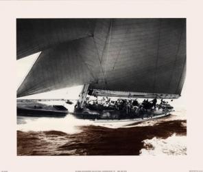 Mariner's Museum - Rainbow's Run 1934 Vintage Maritime Size 10x12 | Obraz na stenu