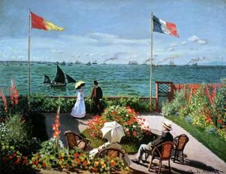 The Terrace at Sainte-Adresse, 1867 | Obraz na stenu