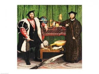The Ambassadors, 1533 | Obraz na stenu