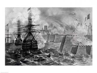 Victorious Bombardment of Vera Cruz by the United Forces of the Army and Navy of the US | Obraz na stenu