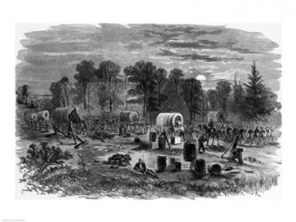 Blenker's Brigade Covering the Retreat Near Centreville, July 1861 | Obraz na stenu