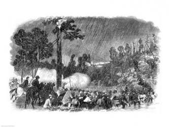 Battle at Corrack's Ford, Between the Troops of General McClellan's Command | Obraz na stenu