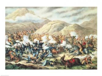 The Battle of Little Big Horn, June 25th 1876 | Obraz na stenu
