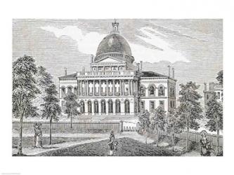 Southern view of the State House in Boston | Obraz na stenu