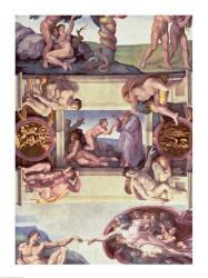 Sistine Chapel Ceiling (1508-12): The Creation of Eve, 1510 | Obraz na stenu