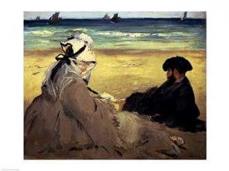 On the Beach, 1873 | Obraz na stenu