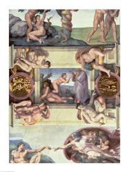 Sistine Chapel Ceiling (1508-12): The Creation of Eve, 1510 | Obraz na stenu