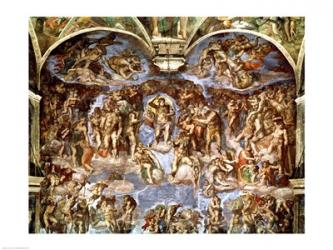 Sistine Chapel: The Last Judgement, 1538-41 | Obraz na stenu