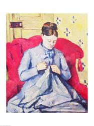 Madame Cezanne sewing | Obraz na stenu
