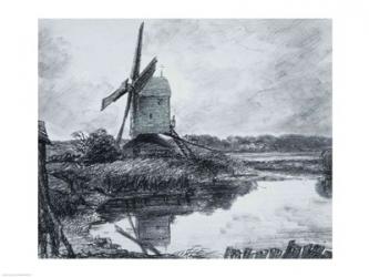 A mill on the banks of the River Stour | Obraz na stenu