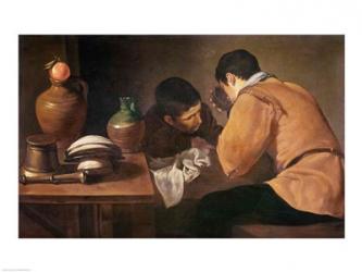 Two Men at Table | Obraz na stenu