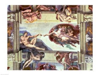Sistine Chapel Ceiling: Creation of Adam, 1510 | Obraz na stenu