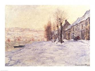 Lavacourt under Snow, c.1878-81 | Obraz na stenu