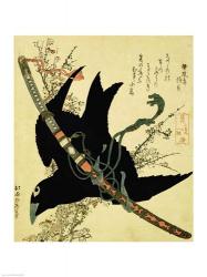 The Little Raven with the Minamoto clan sword | Obraz na stenu