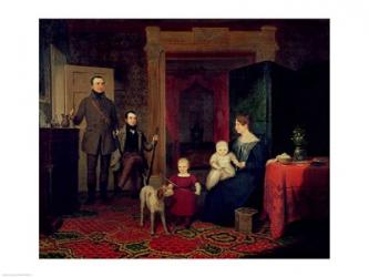 Portrait of the Van Cortland Family, c.1830 | Obraz na stenu