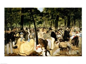 Music in the Tuileries Gardens, 1862 | Obraz na stenu