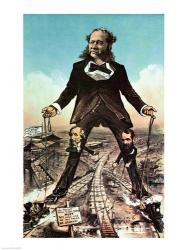 W.H. Vanderbilt as a 'Colossus of Roads' | Obraz na stenu