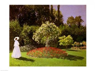 Jeanne Marie Lecadre in the Garden, 1866 | Obraz na stenu