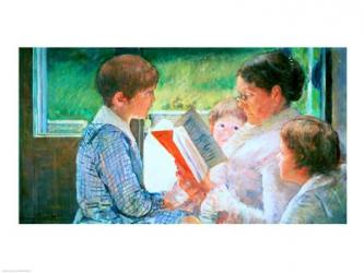 Mrs Cassatt Reading to her Grandchildren, 1888 | Obraz na stenu