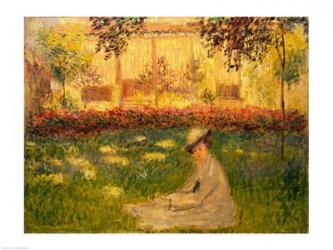 Woman in a Garden, 1876 | Obraz na stenu