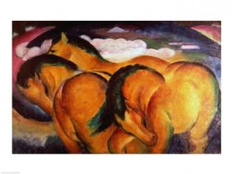 Little Yellow Horses, 1912 | Obraz na stenu