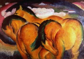 Little Yellow Horses, 1912 | Obraz na stenu