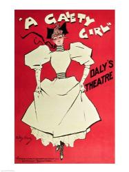 Poster advertising 'A Gaiety Girl' at the Daly's Theatre, Great Britain | Obraz na stenu