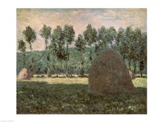 Haystacks near Giverny, c.1884-89 | Obraz na stenu