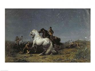 The Horse Thieves | Obraz na stenu