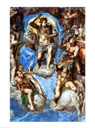Christ, detail from 'The Last Judgement', in the Sistine Chapel | Obraz na stenu