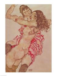 Two Women Embracing, 1915 | Obraz na stenu