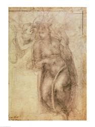 Inv.1895-9-15-516.recto (w.72) Study for the Annunciation | Obraz na stenu