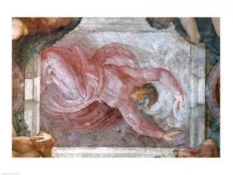 Sistine Chapel Ceiling: God Dividing Light from Darkness | Obraz na stenu