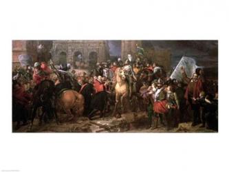 Entry of Henri IV into Paris, 22nd March 1594 | Obraz na stenu