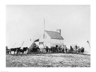 Headquarters of Sanitary Commission, Brandy Station, Virginia, 1863 | Obraz na stenu