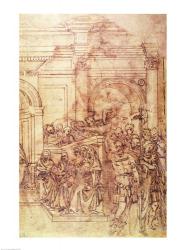 W.29 Sketch of a crowd for a classical scene | Obraz na stenu