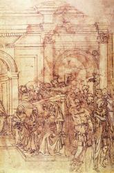 W.29 Sketch of a crowd for a classical scene | Obraz na stenu