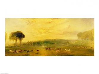 The Lake, Petworth: Sunset, Fighting Bucks | Obraz na stenu