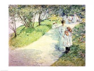 Promenaders in the garden, 1898 | Obraz na stenu