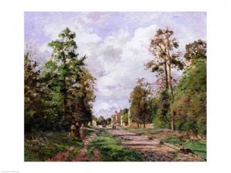 The road to Louveciennes at the edge of the wood, 1871 | Obraz na stenu